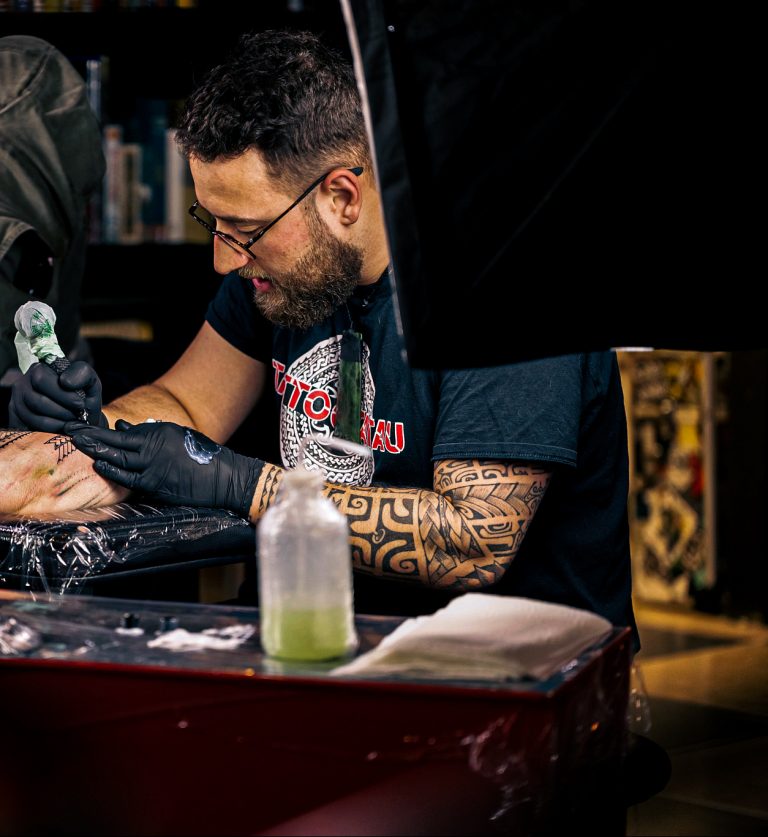 Polynesian maori tattoo sleeve salzburg tribal